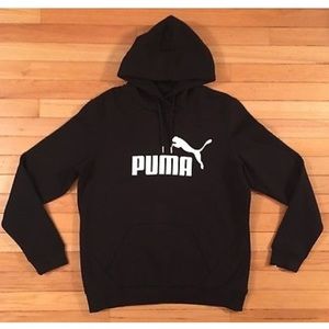 PUMA ( MEDIUM ) M CLASSIC No1 Black White Hoody